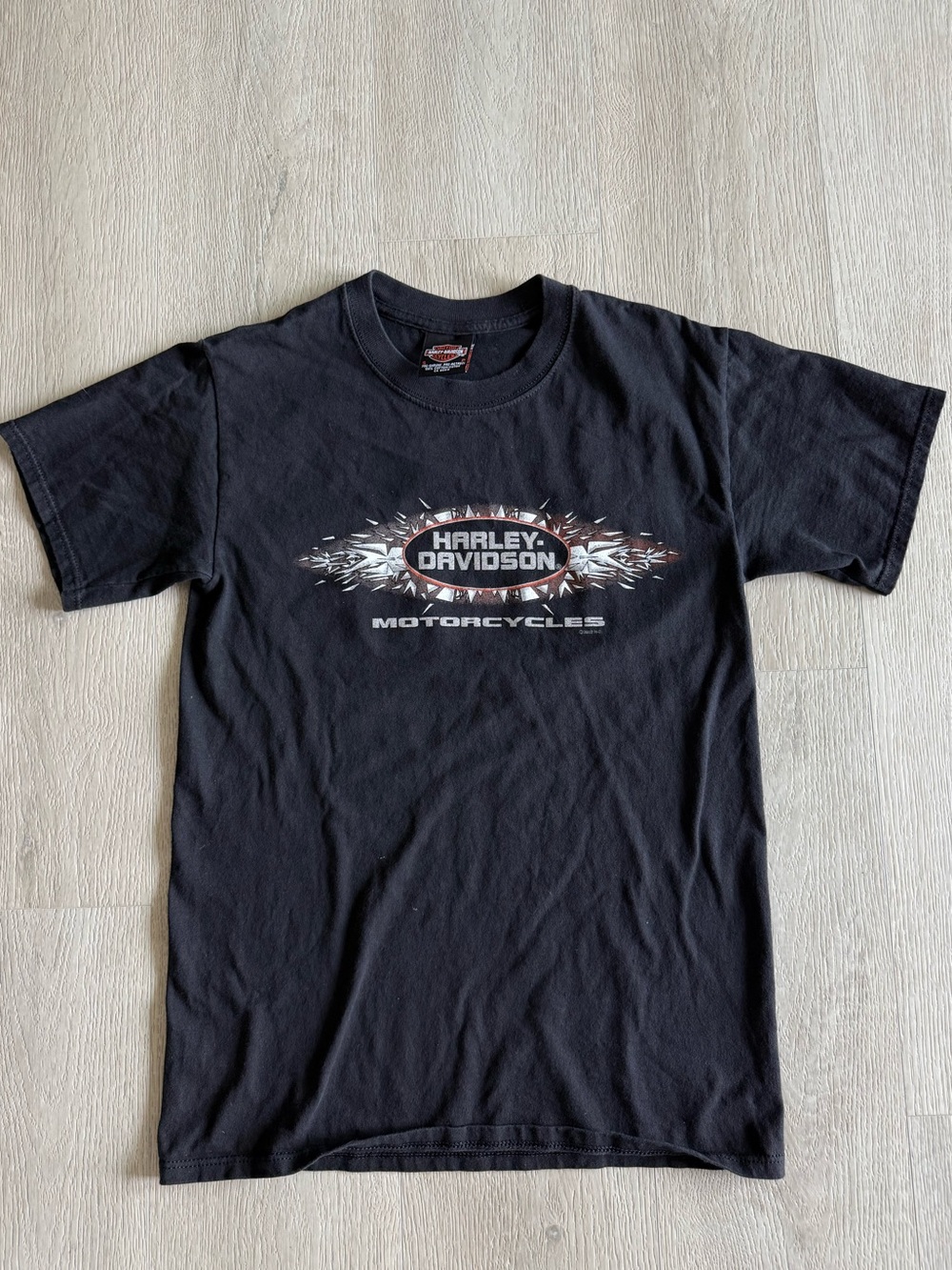 Vintage 2001 Harley-Davidson Dartmouth Nova Scotia Double-Sided T-Shirt Small